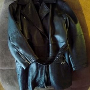 Mens Black Leather Jacket